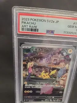 PSA 10 Pikachu 173/165 Sv2a: Pokemon Card 151 Holo (Japanese) AR - Image 2