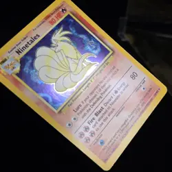 Pokemon TCG - NINETALES - 12/102 - HOLO RARE - UNLIMITED - BASE SET 1999 - MP/LP - Image 3