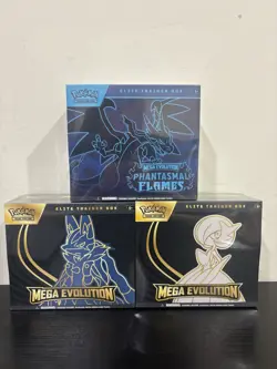 Pokemon TCG Phantasmal Flames & Mega Evolution ETB Bundle (Brand New/Sealed) 🔥 - Image 1