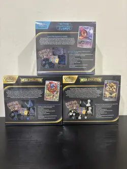 Pokemon TCG Phantasmal Flames & Mega Evolution ETB Bundle (Brand New/Sealed) 🔥 - Image 3
