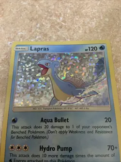 Pokemon TCG Pokemon Lapras 5/12 2019 Mcdonalds Promo Confetti Holo - Image 2