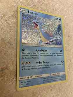 Pokemon TCG Pokemon Lapras 5/12 2019 Mcdonalds Promo Confetti Holo - Image 4