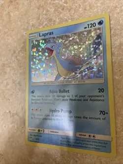 Pokemon TCG Pokemon Lapras 5/12 2019 Mcdonalds Promo Confetti Holo - Image 5