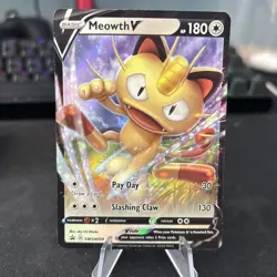 Meowth V - SWSH004 Sword & Shield Promo NM Pokemon TCG - Image 1