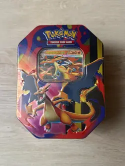 Pokemon TCG Mega Charizard Y EX Tin New - Image 1