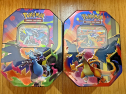 Pokemon Mega Charizard EX Tins Lot of 2 (X and Y) - Image 3