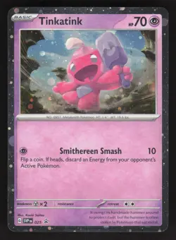 Tinkatink SVP 025 Cosmos Pokemon TCG Scarlet & Violet Promo NM - Image 1