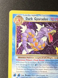 ❤‍🔥 Pokemon Dark Gyarados Celebrations: Classic Collection HOLO 8/82 ✨ - Image 5