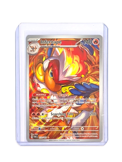 Infernape 173/167 IR Full Art Holo Twilight Masquerade POKEMON TCG TWIM ENGLISH - Image 3