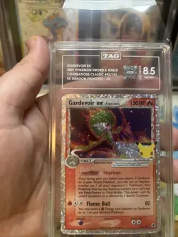 Pokemon Gardevoir ex 93/110 2021 Celebrations Classic Collection TAG 8.5 NM MT+ - Image 2
