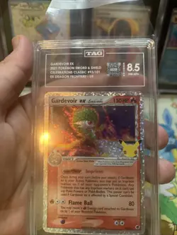 Pokemon Gardevoir ex 93/110 2021 Celebrations Classic Collection TAG 8.5 NM MT+ - Image 3