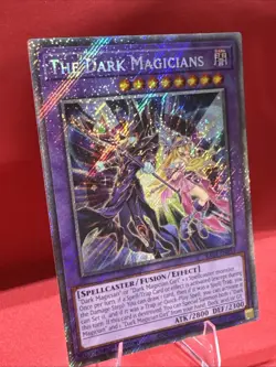 Yu-Gi-Oh💥The Dark Magicians💥1st Edition 🔥Platinum Secret Rare🔥RA04-EN054 - Image 2