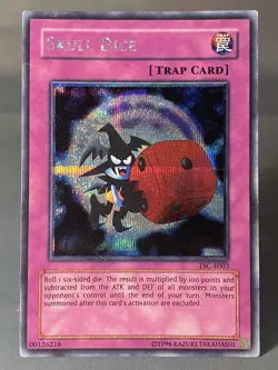 Yu-Gi-Oh Skull Dice TSC-E003 Prismatic Secret Rare LP Game - Image 1