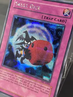 Yu-Gi-Oh Skull Dice TSC-E003 Prismatic Secret Rare LP Game - Image 2