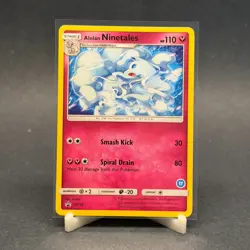 Alolan Ninetales (17) SM128 Black Star Promo 2018 Pokemon TCG Card | LP/EX - Image 1