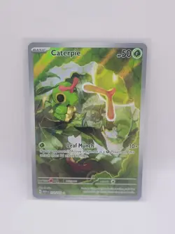 Pokemon Card - Caterpie Scarlet & Violet 151 172/165 Illustration Rare - Image 3