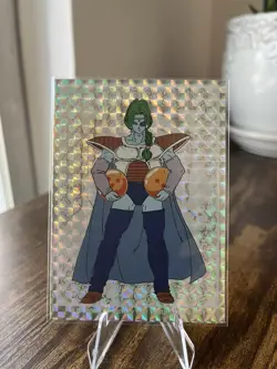 1998 Dragon Ball Z Zarbon Sliver Prizim Card G5 Artbox - Image 1