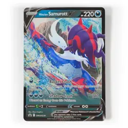 Pokemon - Hisuian Samurott V - SWSH239 - Black Star Promo - Half Art Card - Image 1