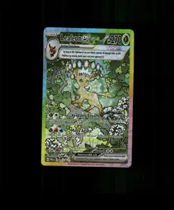 FAN-ART READ DESCRIPTION BELOW HOLO LEAFEON Card LEAFEON Pokemon Card p2 - Image 1