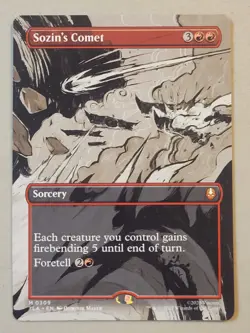 Sozin's Comet -Full Art- Avatar: The Last Airbender Regular Sorcery TLA mtg NM/M - Image 1