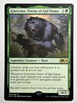 Goreclaw, Terror of Qal Sisma Core Set 2019 186 LP-NM MTG Card - Image 1