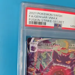 2021 Pokemon SWSH Fusion Strike Gengar VMAX Alternate Art 271/264 PSA 9VERYCLEAN - Image 4