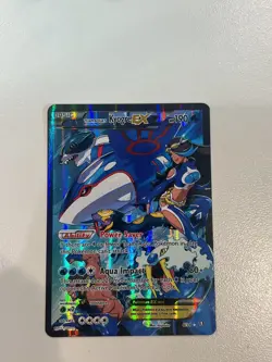 Team Aqua's Kyogre EX Holo Double Crisis 6/34 Pokemon TCG Card NM- - Image 1