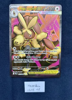 Pokemon Phantasmal Flames Mega Lopunny EX Full Art Ultra Rare Foil Card 115/94 - Image 1