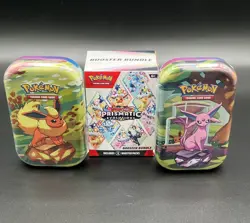 Pokemon TCG Prismatic Evolutions Booster Bundle & Prismatic Tins✅ - Image 1