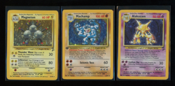 POKEMON Base Set HOLO Rare Lot Vintage WOTC Played ALAKAZAM Machamp MAGNETON - Image 1