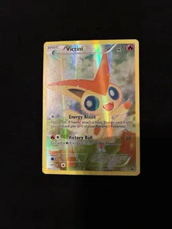 Victini XY117 Holo Full Art Pokemon TCG XY Black Star Promo 2016 - Image 1