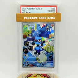 PSA 10 2023 Pokemon Japanese Sv1s Scarlet ex #086 Riolu Art Rare - Image 1