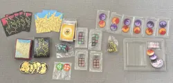 HUGE Pokemon TCG Accessories lot! Sleeves, Coins, Dice, Etc! New! - Image 1