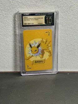2019 POKEMON POINT SALAD - EEVEE ED JOLTEON CGC 10 PRISTINE - Image 1