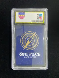 2025 Bandai One Piece TCG Chinese Monkey D. Luffy #OP12-015 SR PGS 9.5 LU57 - Image 2