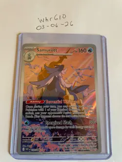 Pokemon TCG Samurott Illustration Rare Holo Sv: White Flare Card 107/086 - Image 1
