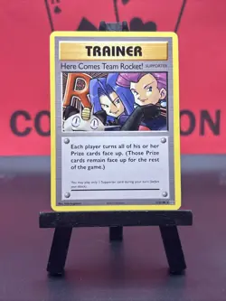Here Comes Team Rocket! 113/108 Pokemon Card Evolutions Rare Non-Holo Secret LP - Image 2