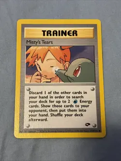 Pokemon Misty's Tears Trainer Card Gym Challenge 118/132 LP+ - Image 1