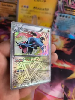 Pokemon Karte Card Holo Brutalanda Salamence Corocoro BW Promo japanese LP - Image 4