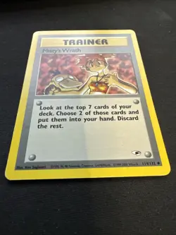 Pokemon TCG Misty's Wrath Gym Heroes Card 114/132 Unlimited Uncommon - Image 3