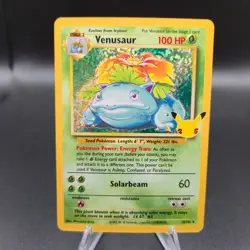 Venusaur 15/102 Pokemon Card - Celebrations: Classic Collection - NM - Image 1