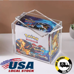 Pokemon Magnetic Booster Box Acrylic Case! Pokemon Card Protective Display! NEW - Image 2