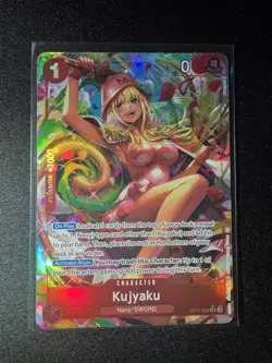 One Piece Card Game 🏴‍☠OP11-004 Kujyaku SR NM Alt Art Foil ENGLISH - Image 1