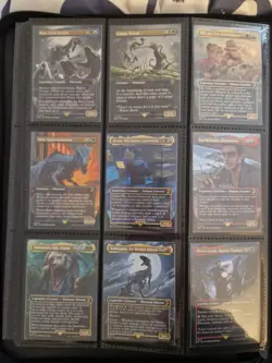 Magic MTG Universe Beyond Jurassic World REX Full Set STD ENG NM Cards + Token - Image 2