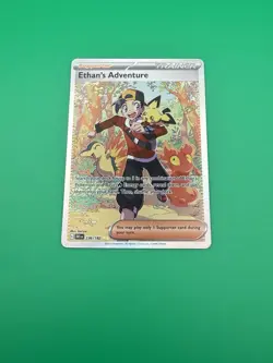 Pokemon TCG Ethan's Adventure Special Illustration Card 236/182 Destined Rivals - Image 1