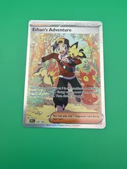 Pokemon TCG Ethan's Adventure Special Illustration Card 236/182 Destined Rivals - Image 2
