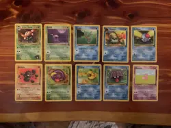 10 VINTAGE Pokemon Cards from Classic WOTC Sets!! - Image 1