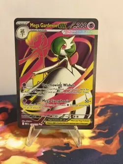 Pokemon Mega Gardevoir EX Full Art Holo Card 159/132 ME01 Mega Evolution - Image 2
