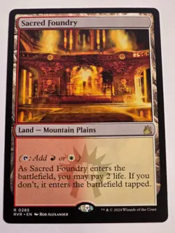 MTG - Sacred Foundry - Ravnica Remastered - Image 1