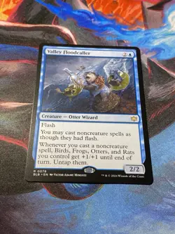 Valley Floodcaller Bloomburrow Rare MTG 79 - Image 1